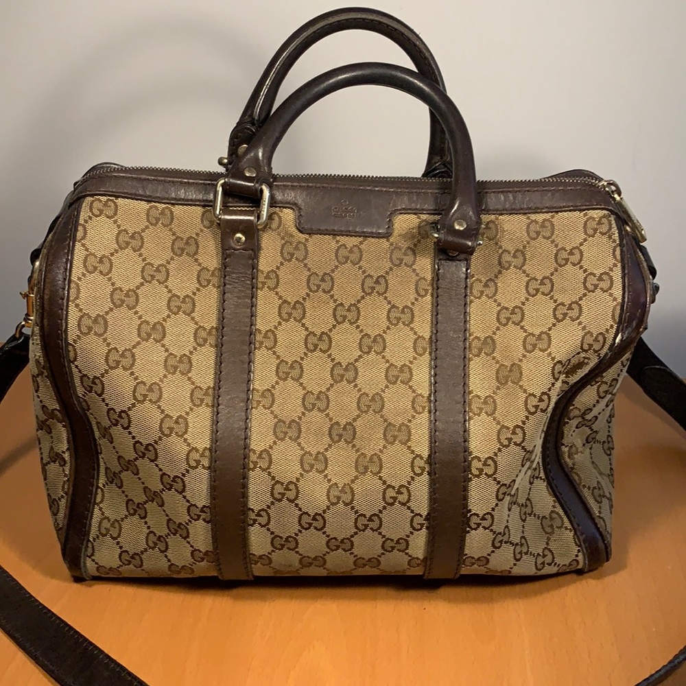 Gucci GG Canvas Boston- 2013